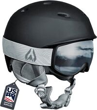 Used, Wildhorn Outfitters Spire Snow & Ski Helmet w/Goggles for Kids, Youth - Stealth for sale  Shipping to South Africa