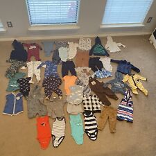 Lote de 40 marcas mistas de roupas para bebês meninos de 0 a 12 meses comprar usado  Enviando para Brazil