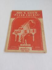 Curso de piano John W. Schaum - A The Red Book - 1945 Belwin segunda mano  Embacar hacia Argentina
