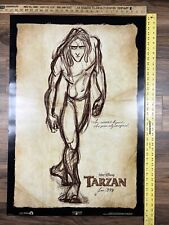 Disney's Tarzan Sketch ADV DS Rolled Oficial Original EUA Cartaz de Filme de Uma Folha comprar usado  Enviando para Brazil