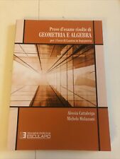 Geometri algebra eserciziario. usato  Bologna