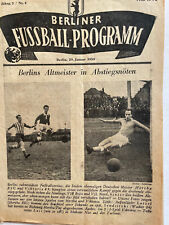 Berliner fußballprogramm 1950 gebraucht kaufen  Woltersdorf