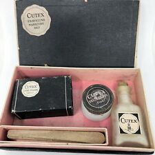 Vintage Cutex Club Kit Unha Manicure Estojo Raro Viagem Decoração de Banheiro comprar usado  Enviando para Brazil