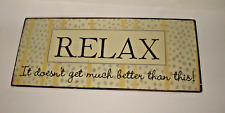Relax doesnt get for sale  RUGBY