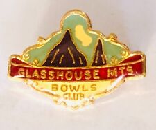 Used, Glasshouse Mountains Bowls Bowling Club Badge Pin Rare Vintage (L20) for sale  Shipping to South Africa