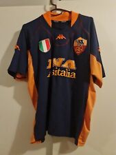 Completo Roma Campione D Italia 2002 Kappa Blu Maglia con Pantaloncini worn usato  Pomezia