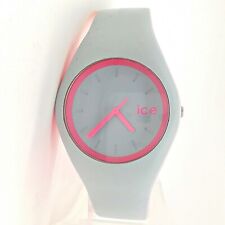 Used, Ice Watch Unisex Quartz Wristwatch Silicone Case Silicone Bracelet Grey 310001 for sale  Shipping to South Africa