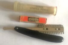 Vintage Durham Razor Styptic  Pencil Chadwick Groomette Nose Hair Remover  for sale  Shipping to South Africa