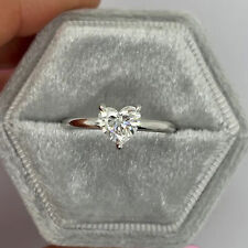heart shaped diamond engagement rings for sale  LEEDS