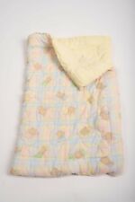 Vintage Baby Bedding Crib Set Quilt Blanket Sleeper Teddy Bear All Over Print  comprar usado  Enviando para Brazil
