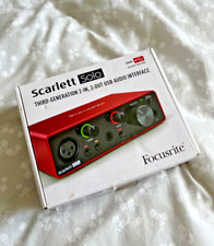 Focusrite Scarlett Solo 3rd Gen USB Audio Interface, mint, unused, w box + cable for sale  Shipping to South Africa