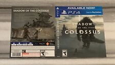ENVIO NO MESMO DIA Raro GameStop Display Shadow Of The Colossus PS4 Capa Apenas Arte comprar usado  Enviando para Brazil