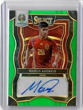 2020 Panini Select Euro Marco Asensio Prizms Green Signatures Auto /17 #SI-MA, used for sale  Shipping to South Africa