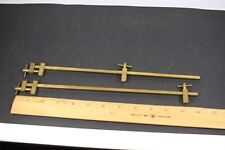 Pair of Small 10-1/2 Inch Brass Bar Clamps Made in Japan for sale  Shipping to South Africa