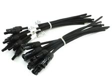 Stäubli MC4 Solar Panel Cable Sets - Lot of 10 Male/Female with 14 AWG Wires for sale  Shipping to South Africa