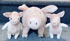 3 porcos brinquedos de pelúcia bichos de pelúcia Ikea 6” bonecas de pelúcia miniatura mini porco pequeno comprar usado  Enviando para Brazil
