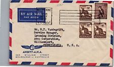AUSTRALIE - Lettre 1960 pour la Pensylvanie - Etats Unis d'occasion  Argelès-sur-Mer