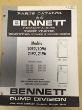 Bennett parts catalog for sale  Roanoke