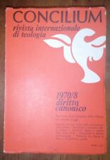 Concilium rivista 1971 usato  Brescia