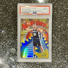 1998-99 Topps Chrome Tim Duncan Refractor ‘Season's Best Newcomers’ #SB26 PSA 10 for sale  Shipping to South Africa