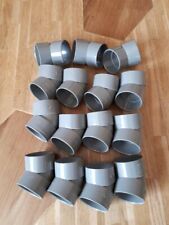 15 x Unused and New TERRAIN 40mm 135° MuPVC Solvent Weld Elbow Grey for sale  HORNCHURCH