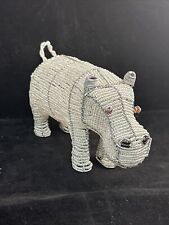 Beaded hippopotamus hippo for sale  Beaver Dam