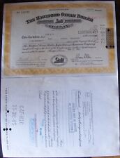 Stock certificate hartford d'occasion  Expédié en Belgium