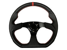 BLACK D1 AFTERMARKET SPORTS STEERING WHEEL 350mm  6x70mm, used for sale  PETERBOROUGH