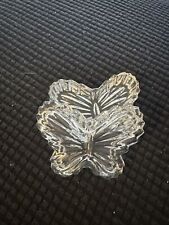 Mariposa de cristal Gorham - plato baratija de cristal de plomo completo suelto sin caja segunda mano  Embacar hacia Argentina