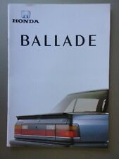 Honda ballade range for sale  UK