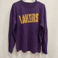 CAMISETA VINTAGE NBA NBA LOS ANGELES KOBE LAKERS MANGA LONGA TAMANHO L GRANDE B8, usado comprar usado  Enviando para Brazil