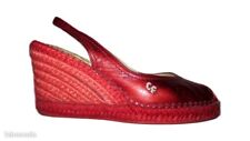 Espadrilles cuir rouge d'occasion  Fonsorbes