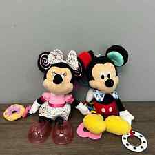 Disney's Minnie & Mickey Set of 2 Stroller/Car Seat Activity Plush for sale  Shipping to South Africa