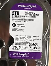 Usado, WD Purple 2TB HD, 3,5" WD20PURZ Testado Funcionando 100%. Perfeito. comprar usado  Enviando para Brazil