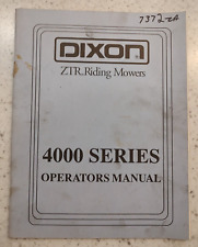 Dixon 4000 series for sale  Rockford