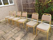 Stacking conference chairs for sale  STANMORE