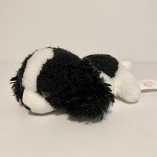 Russ Petooties Pets Poodle Dog Charlie Bean Bag brinquedo de pelúcia preto branco, usado comprar usado  Enviando para Brazil
