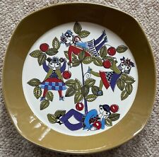 Vintage Turi-Design Corsica Plate Norway Hand Painted Silkscreen FF Figgjo MCM for sale  Shipping to South Africa