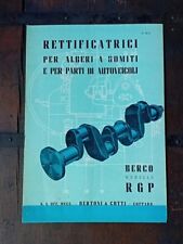 Brochure berco rettificatrici usato  Brescia