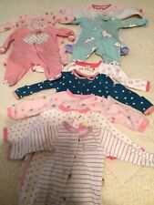 newborn baby girl clothes lot - Sleepers for sale  Shipping to South Africa