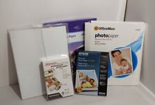 Inkjet Photo Printer Paper Mixed Lot with 266 Sheets for sale  Shipping to South Africa