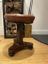 antique piano stool oak for sale  HUNGERFORD