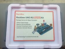 ROCKBEE UNO R3 Starter Kit & Tutorial (55 Itens), com Cartão de Memória Arduino IDE Comp comprar usado  Enviando para Brazil