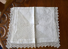 Vintage white linen for sale  COALVILLE