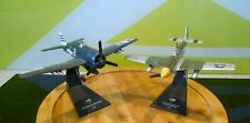 Lote de 2 aeronaves modelo de metal fundido Amercom Aviation - 1945 Hellcat e 1944 Mustang comprar usado  Enviando para Brazil