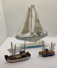 wooden model fishing boats for sale  Shipping to Ireland