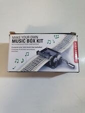 Kikkerland Mechanical Music Box Set 1200 DIY Kit Customizable Songs  for sale  Shipping to South Africa