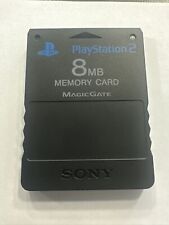 Official Sony PlayStation 2 Memory Card Genuine PS2 Black **Great Condition ** for sale  Shipping to South Africa