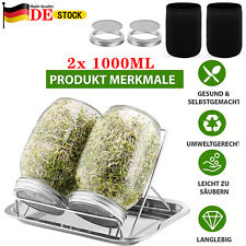 1000ml sprossenglas set gebraucht kaufen  Deutschland