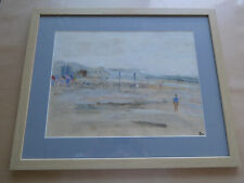 Tableau aquarelle plage d'occasion  Istres